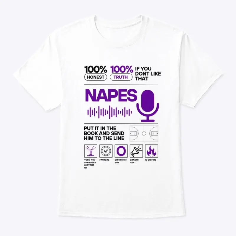 100% Napes 2024-2025 Tee